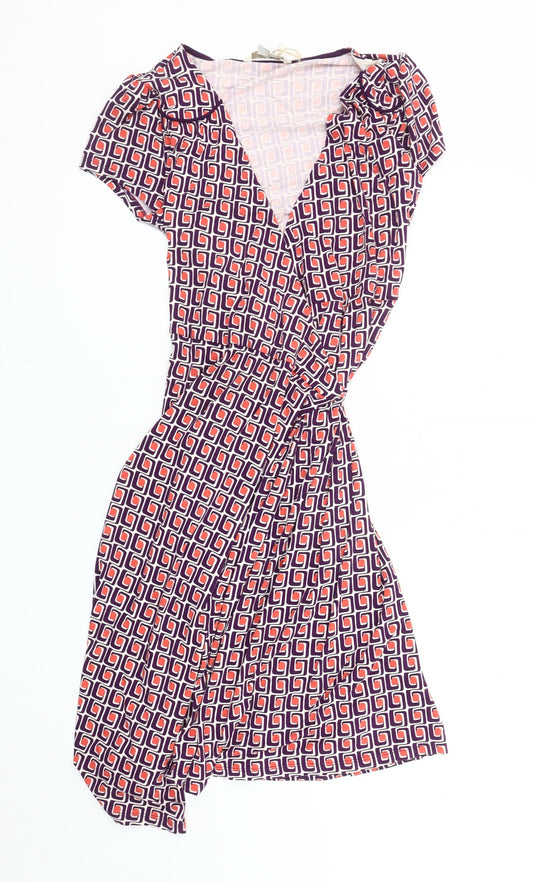 Boden Women's Geometric Dress, Multicoloured, Size 12