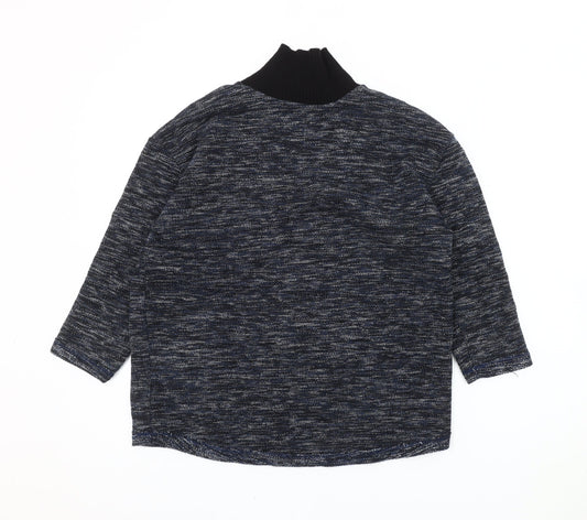 Womens UK Size S Zara Blue Pullover Jumper