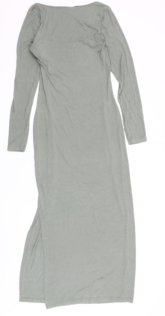 Urban Outfitters Women's Grey Midi Sheath Dress M