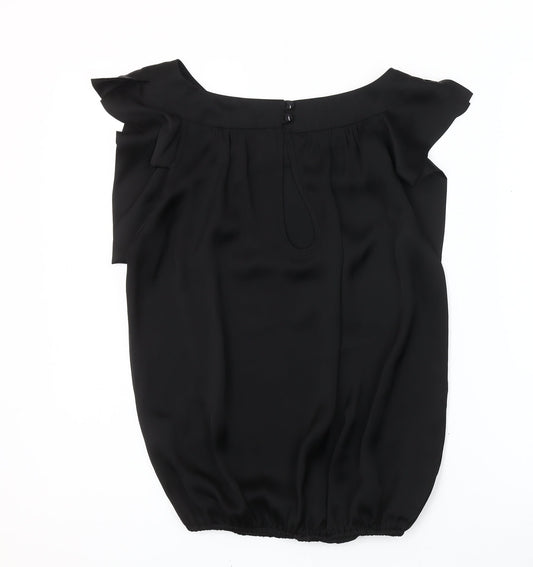 Womens UK Size 8 River Island Black Blouse