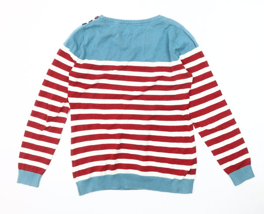 Womens UK Size S Ness Multicoloured Pullover Jumper
