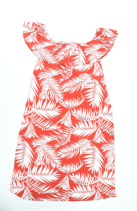 Bonmarché Women's Red Off Shoulder Dress, Size 18