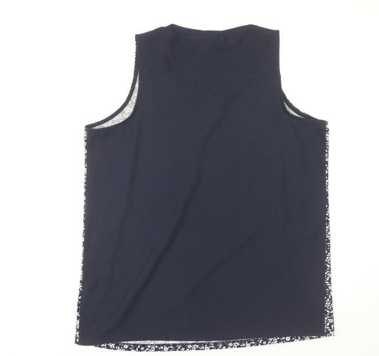 Womens UK Size 8 NEXT Blue Tank