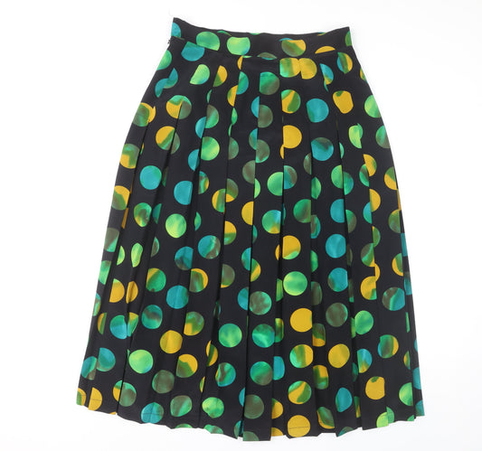 Jacques Vert Women's Multicoloured Pleated Midi Skirt Size 16
