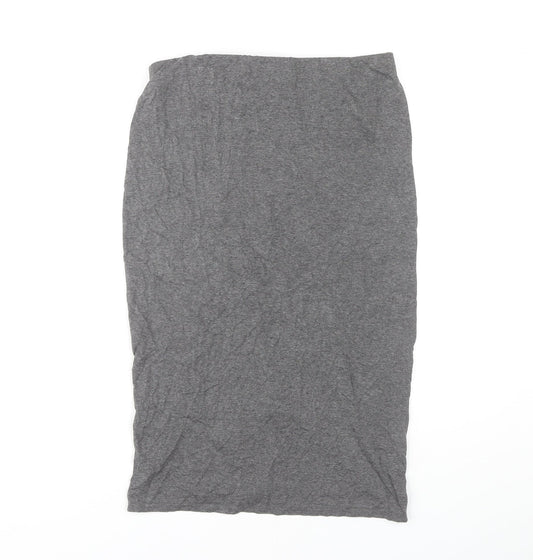 Dorothy Perkins Women's Grey Skirt, Size 12, No Pattern