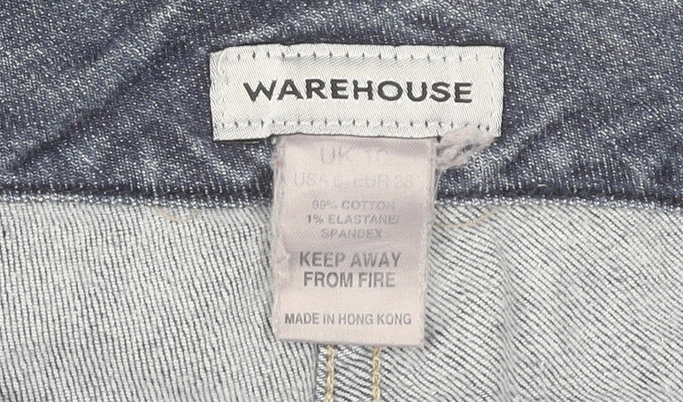 Warehouse Women's Blue Straight Leg Jeans Size 7