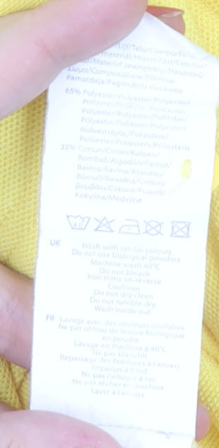 Slazenger Men's 3XL Yellow Polo, Casual Cotton Blend