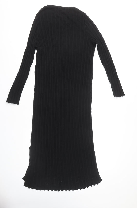 Very Women's Black Midi Sheath Dress Size 14