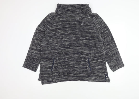 Dash Women's Blue Cape Roll Neck Jumper Size 22