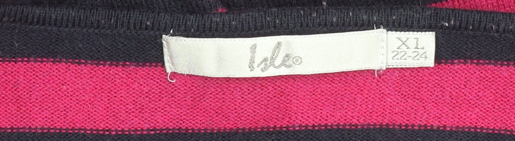 Womens UK Size 22-24 Isle Multicoloured Pullover Jumper