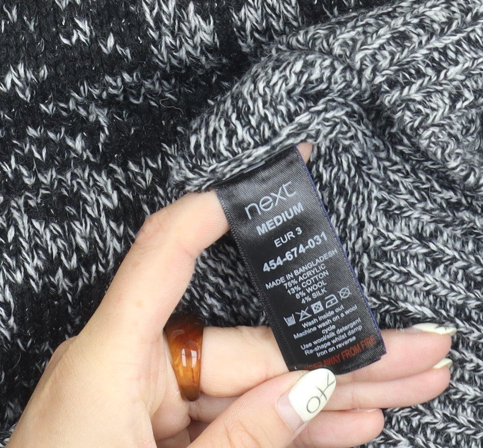 Next Men's Grey Fair Isle Pullover Jumper M