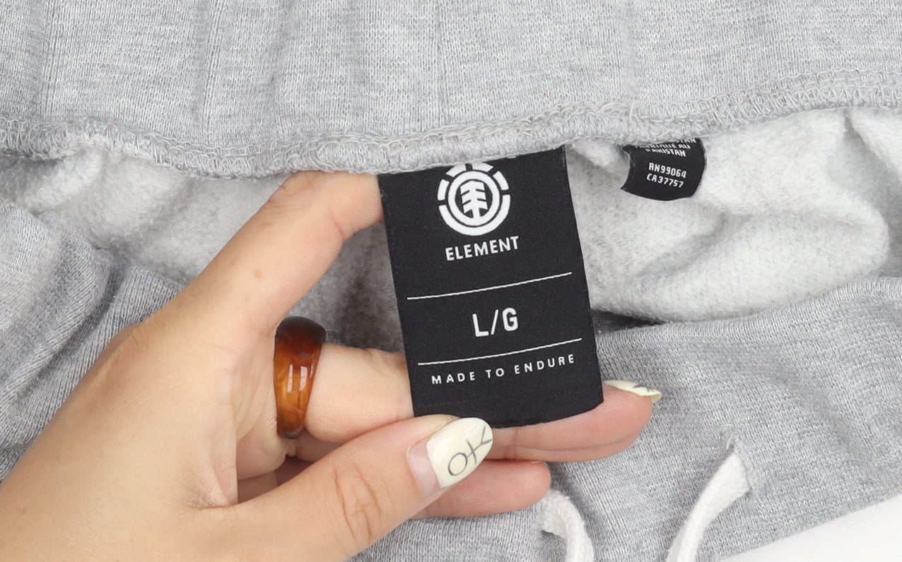 Element Men's Grey Jogger Trousers L