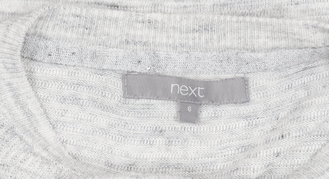 Womens UK Size 6 NEXT Grey Pullover Jumper