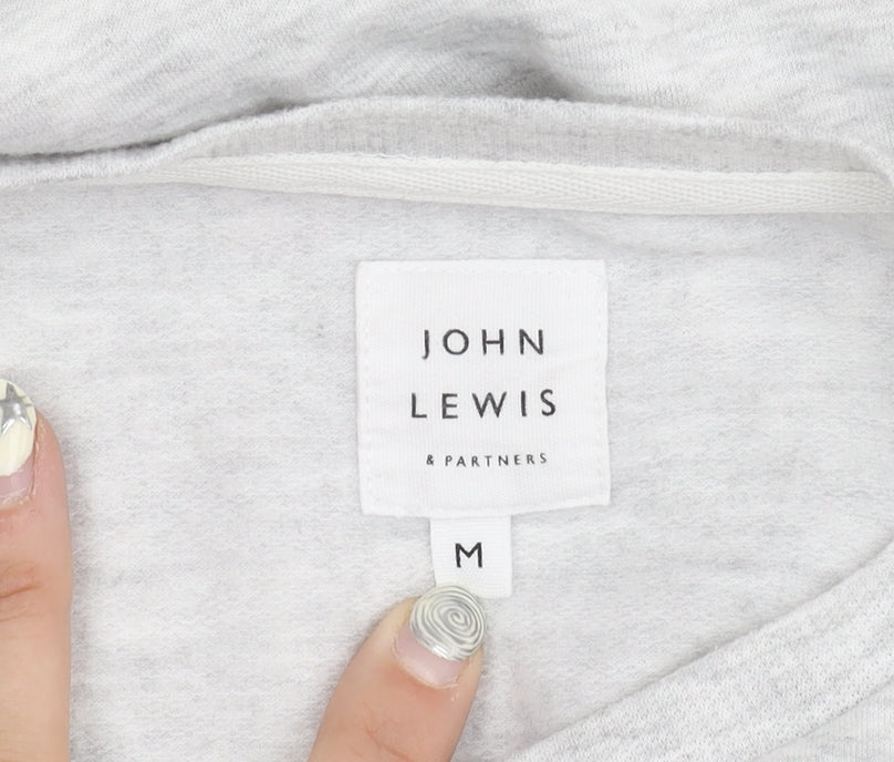 Womens UK Size M John Lewis Grey Pullover Jumper