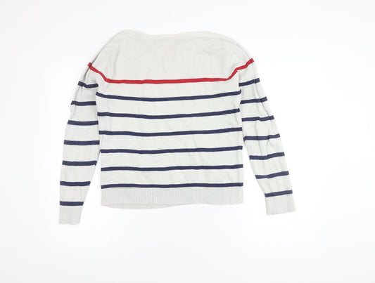 Gant Women's Striped Cotton Pullover Jumper - S