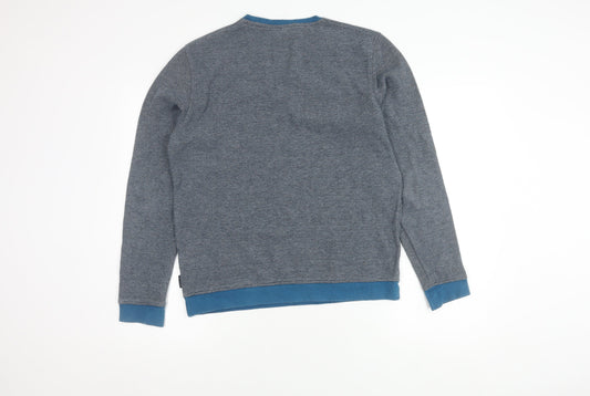 Ted Baker Men's Blue Pullover Jumper L, Classic Crew
