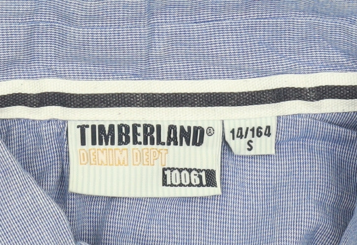 Timberland Boys Blue Polo Shirt 14 Years Spring Summer