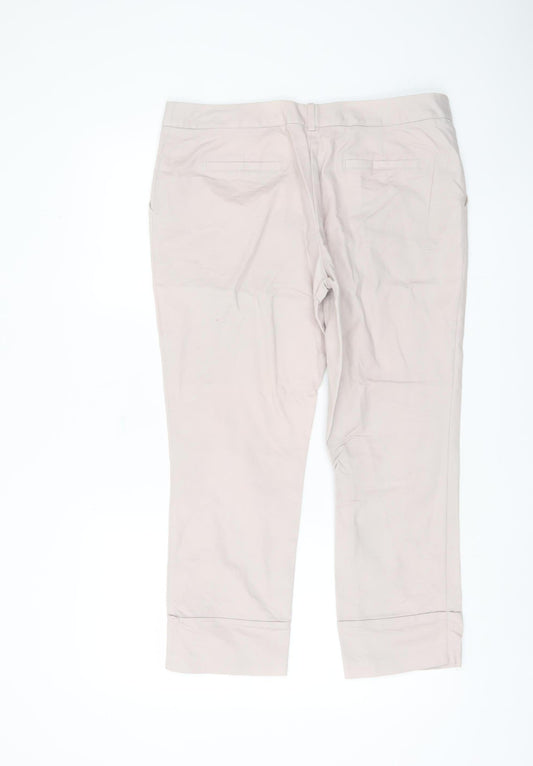 Next Women's Beige Chino Trousers Size 14