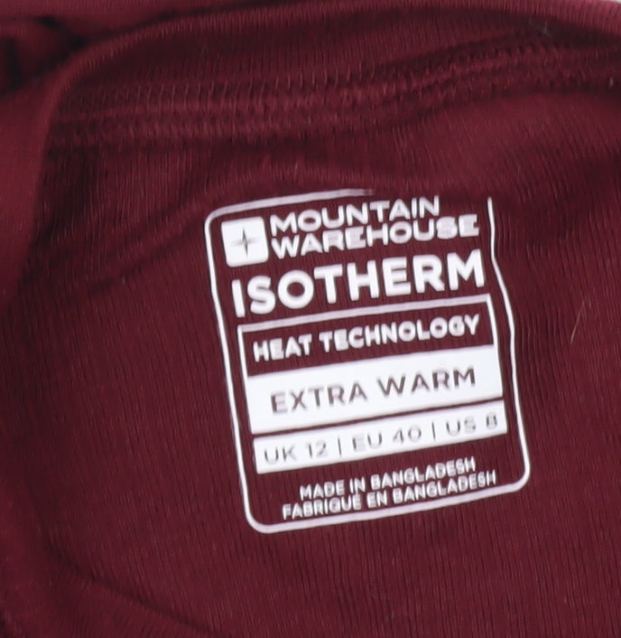 Mountain Warehouse Women's Red Pullover Top UK 12