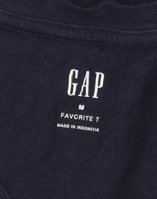 GAP Women’s Blue V-Neck T-Shirt, M, Casual Style