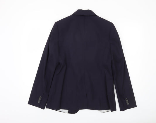 Lands' End Women's Blue Blazer Size 6, Classic Fit