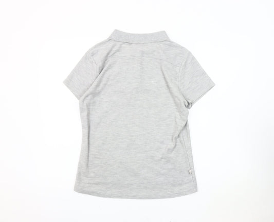 LA Gear Women's Grey Polo Shirt, Size 12, Casual