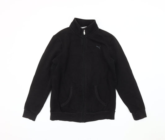 Additional front view of Puma Women's Black Jacket, size 12, Casual Sports Style