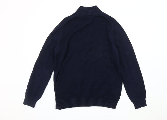 Austin Reed Men's Medium Blue Pullover Jumper