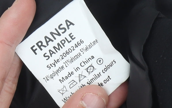 Fransa Women's Black Blazer, Size S, Business Wear