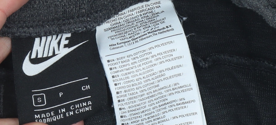 Nike Men's Black Jogger Trousers Size S