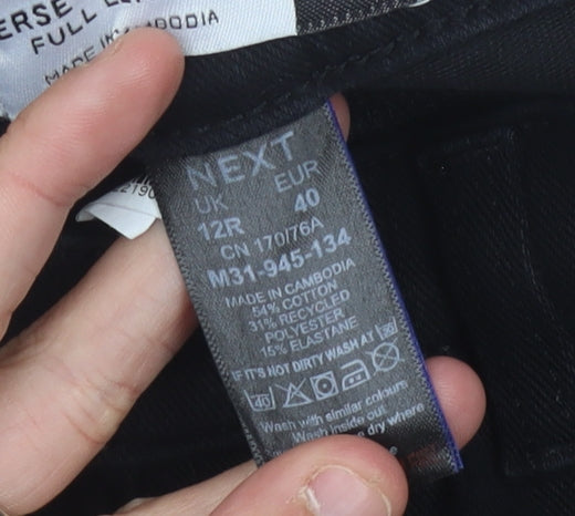 Next Women's Black Skinny Jeans Size 12R