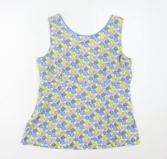 Boden Women's Multicoloured Floral Tank Top UK 14