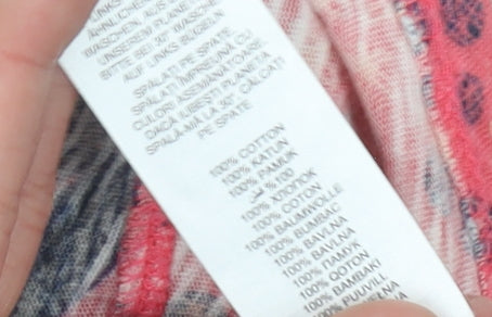 Mantaray Faithful and True Women's Pink Floral A-Line Skirt, Size 12