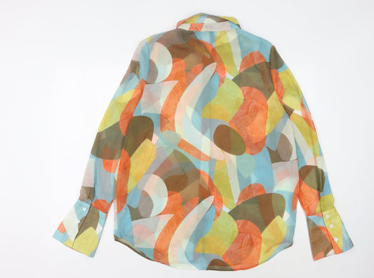 PrettyLittleThing Womens Multicoloured Button-Up Shirt