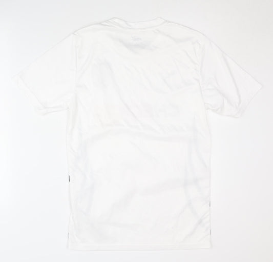 Back view of Puma White Training Shirt Adult Small Deutschland Kit