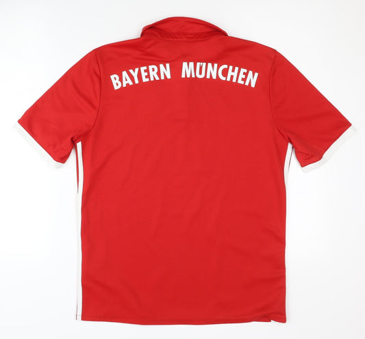 Adidas Bayern Munich Youth Home Shirt Red 15-16 Years