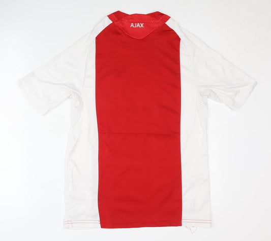 Adidas Ajax Home Football Shirt Red XS Adults