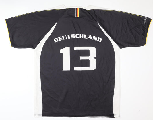 Braustolz Deutschland Black Home Shirt, L/XL, Adults