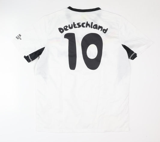 Germany Home Shirt FIFA World Cup, Adult L, White, Short Sleeves