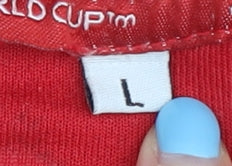 Spain 2006 FIFA World Cup Red Home Shirt L Adult