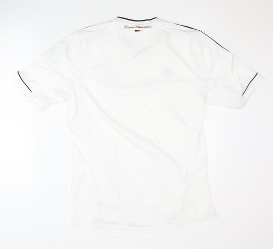 Back view of Adidas Adults White DFB Home Shirt M