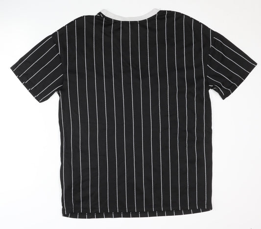FB Sister Unisex Black Striped T-Shirt S