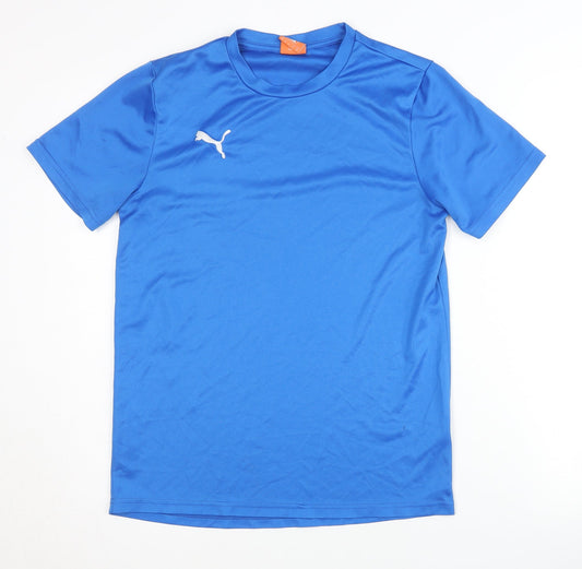 Mens UK Size S PUMA Blue Gym & Training T-Shirt