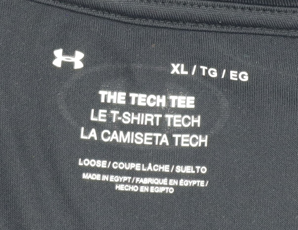 Under Armour Men's Black XL Tech Tee Gym T-Shirt