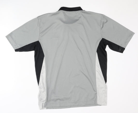 Spalding Men's Grey Black T-Shirt S