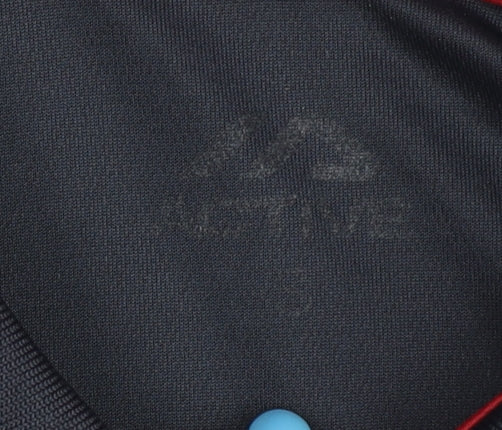 Active Men's Black Polo Shirt - Size S, Breathable