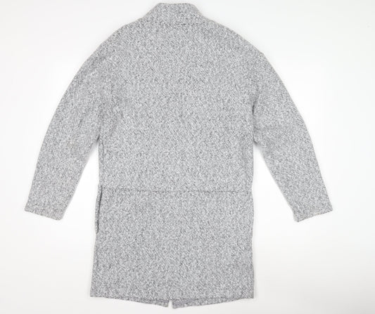 Womens UK Size 10 Marks and Spencer Grey Overcoat