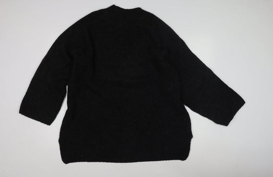 Womens UK Size 12 Pull & Bear Black Pullover Jumper