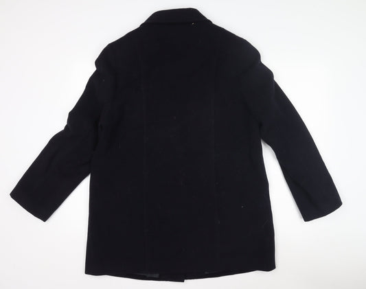 Cotswold Collections Women's Black Wool Blend Coat Size 14