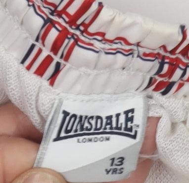 Lonsdale Teens Multicoloured Plaid Shorts